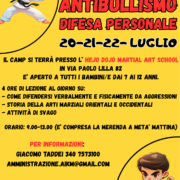 camp antibullismo LUGLIO
